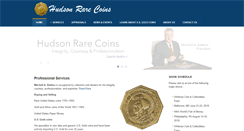 Desktop Screenshot of hudsonrarecoins.com