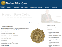 Tablet Screenshot of hudsonrarecoins.com